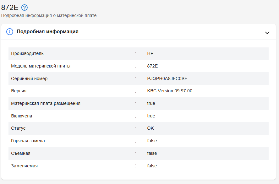 Карточка производителя